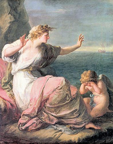 Angelica Kauffmann Ariadne von Theseus verlassen oil painting picture